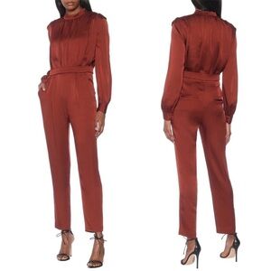 Veronica Beard Kavia Jumpsuit in Clay Size 6